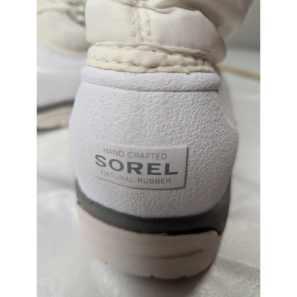 Sorel Snowlion XT Women's Size 11 White Insulated Tall Snow Boots Omni-Heat - Picture 8 of 8